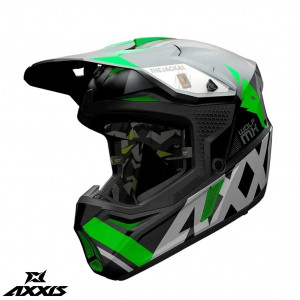 Casca off road motociclete Axxis model Wolf Jackal B6 verde mat Casca off road motociclete Axxis model Wolf Jackal B6 verde mat