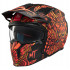 Casca MT Streetfighter SV S B5 Hellish rosu mat (ochelari soare integrati) - masca (protectie) barbie si cozoroc detasabile [2]