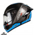 Casca integrala Axxis Cobra Rage A0 alb/albastru lucios carbon - 100% carbon [3]