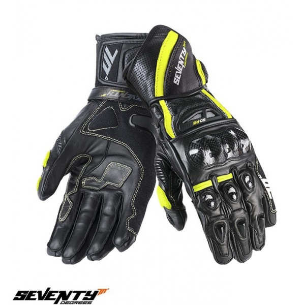 Manusi copii racing vara Seventy model SD-R2K negru/galben [1]