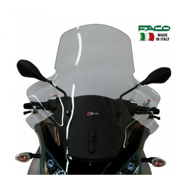 Parbriz mare transparent Piaggio MP3 125 ie (11-12) - MP3 300 Business-Sport (10-18) - MP3 350 (18-19) - MP3 500 Business-Sport (11-19) [1]