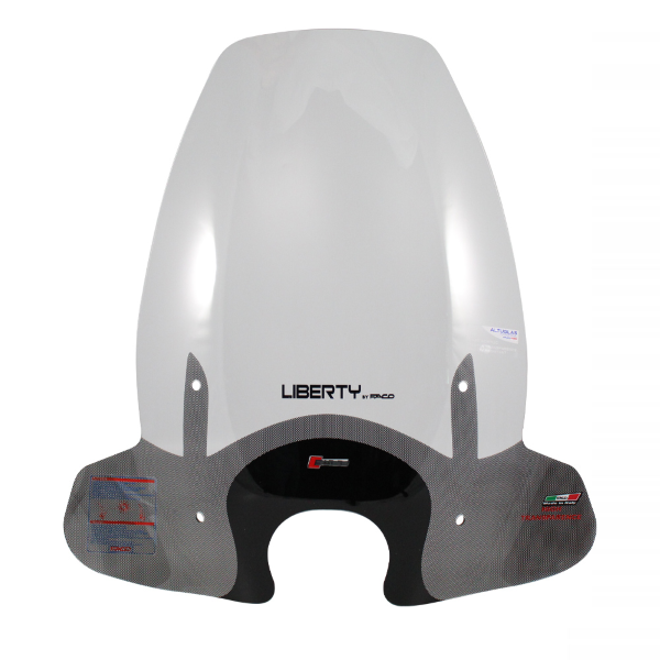 Parbriz mare transparent Piaggio Liberty 50 ie IGET 3V (16-22) 4T AC 50cc - Liberty ie IGET 3V ABS (16-22) 4T AC 125-150cc [1]