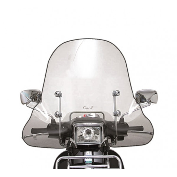 Parbriz mare (inalt) transparent 4 stagioni Vespa S - S College 2T-4T AC 50-125-150cc [1]