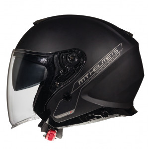 Casca open face MT Thunder III SV Jet A1 negru lucios (ochelari soare integrati) – tip MT-V-19 Casca open face MT Thunder III SV Jet A1 negru lucios (ochelari soare integrati) – tip MT-V-19