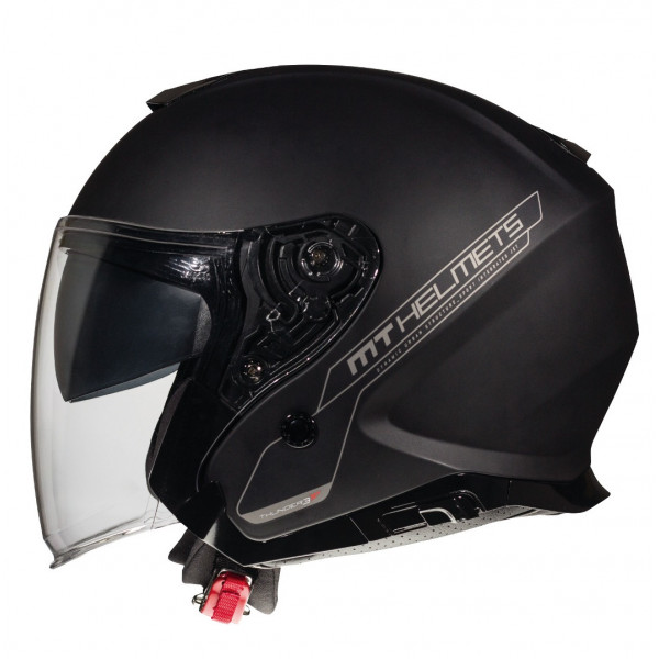 Casca open face MT Thunder III SV Jet A1 negru lucios (ochelari soare integrati) – tip MT-V-19 [1]