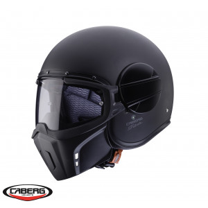 Casca Caberg model Ghost negru mat - fibra de sticla