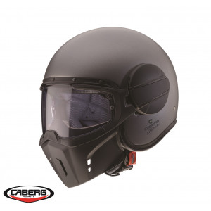 Casca Caberg model Ghost gun metal (titanium) mat - fibra de sticla