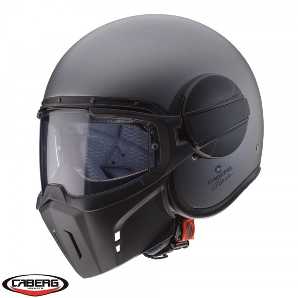 Casca Caberg model Ghost X gun metal (titanium) mat - fibra de sticla [1]