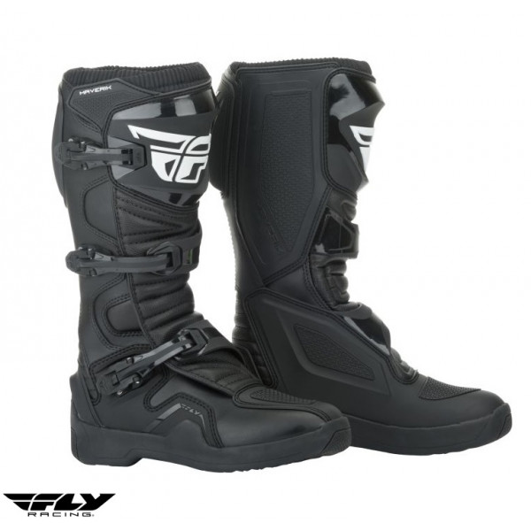 Cizme (boots) cross/enduro (off road) - ATV Fly Racing model Maverick culoare: negru [1]