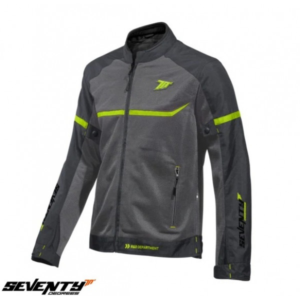 Geaca (jacheta) barbati Racing vara Seventy model SD-JR30.1 Mojave culoare: gri/galben fluor [1]