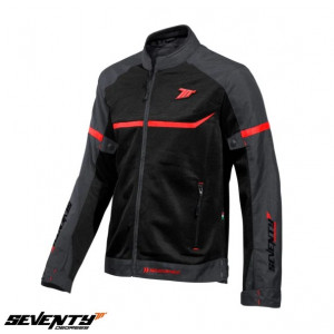 Geaca (jacheta) barbati Racing vara Seventy model SD-JR30.1 Mojave culoare: negru/rosu Geaca (jacheta) barbati Racing vara Seventy model SD-JR30.1 Mojave culoare: negru/rosu