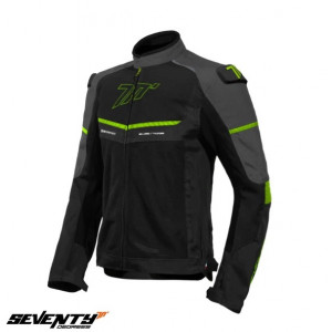 Geaca (jacheta) barbati Racing vara Seventy model SD-JR60 Thunder culoare: negru/gri/galben fluor Geaca (jacheta) barbati Racing vara Seventy model SD-JR60 Thunder culoare: negru/gri/galben fluor