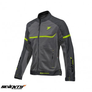 Geaca (jacheta) femei Racing vara Seventy model SD-JR30.2 Mojave culoare: gri/galben fluor Geaca (jacheta) femei Racing vara Seventy model SD-JR30.2 Mojave culoare: gri/galben fluor
