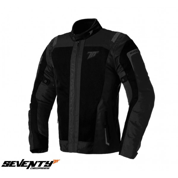 Geaca (jacheta) motociclete barbati Touring Seventy vara model SD-JT66 Sahara culoare: negru [1]