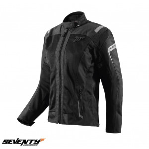 Geaca (jacheta) motociclete femei Touring Seventy vara model SD-JT68 Sahara culoare: negru Geaca (jacheta) motociclete femei Touring Seventy vara model SD-JT68 Sahara culoare: negru