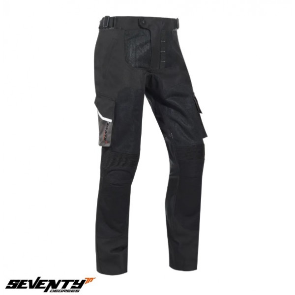 Pantaloni motociclete barbati Touring/Adventure Seventy vara model SD-PT4 Atacama culoare: negru (wateproof) [1]