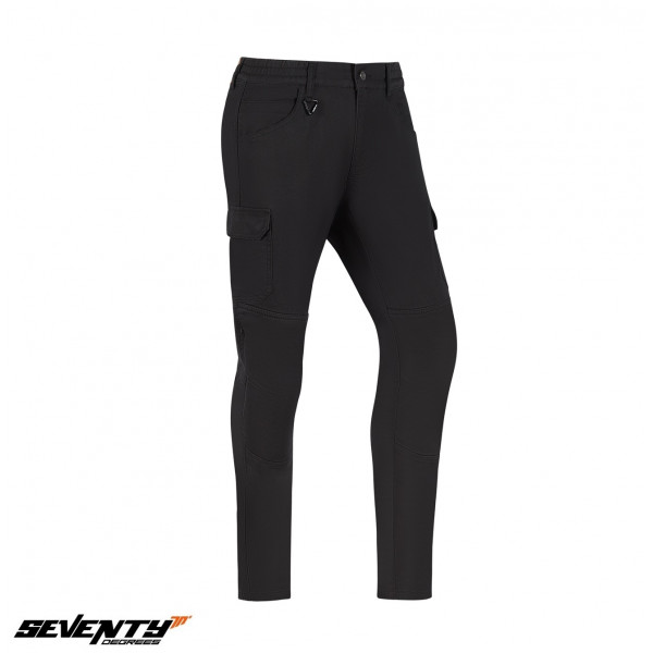 Pantaloni moto barbati Urban Seventy vara model SD-PC24 Teide Cargo culoare: negru [1]