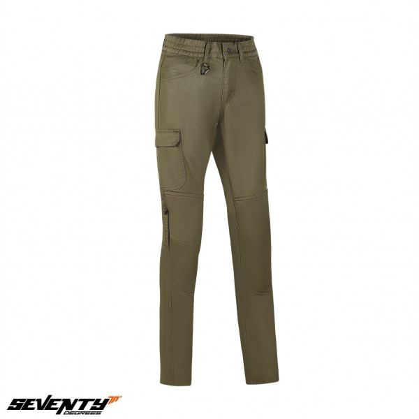 Pantaloni moto femei Urban Seventy vara model SD-PC26 Teide Cargo culoare: forest green [1]