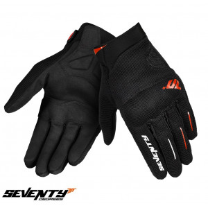 Manusi barbati Urban vara Seventy model SD-C40 Asphalt culoare: negru/rosu - degete tactile Manusi barbati Urban vara Seventy model SD-C40 Asphalt culoare: negru/rosu - degete tactile
