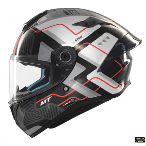 Casca integrala MT Targo S Brik C0 gri lucios - omologare noua ECE 22.06