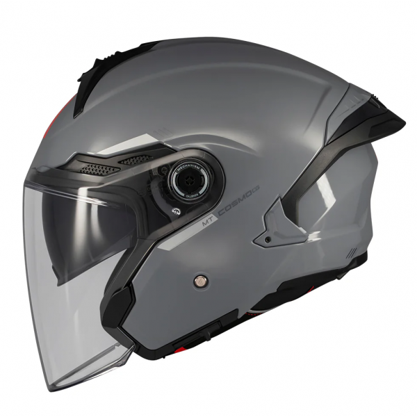 Casca open face motociclete MT Cosmo SV A2 gri lucios (ochelari soare integrati) [1]