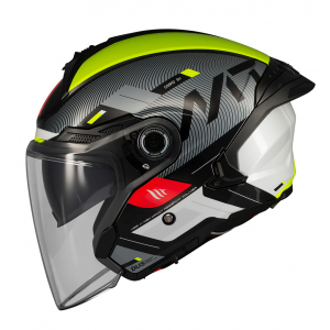 Casca open face motociclete MT Cosmo SV Silence B3 galben fluor lucios (ochelari soare integrati) Casca open face motociclete MT Cosmo SV Silence B3 galben fluor lucios (ochelari soare integrati)