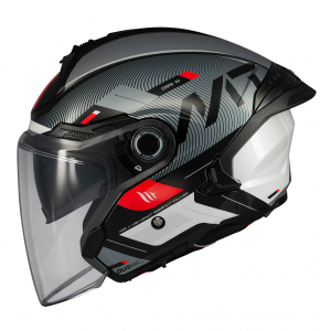 Casca open face motociclete MT Cosmo SV Silence B2 negru/gri lucios (ochelari soare integrati) Casca open face motociclete MT Cosmo SV Silence B2 negru/gri lucios (ochelari soare integrati)