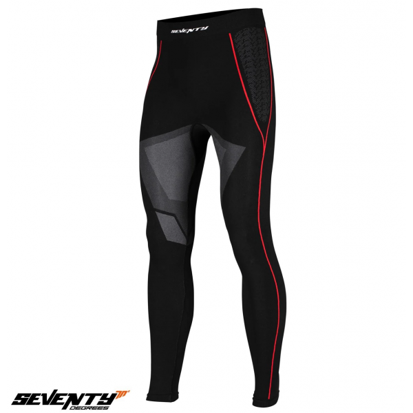 Pantaloni moto termici (de compresie) Seventy model SD-CT3 culoare: negru/gri - unisex [1]