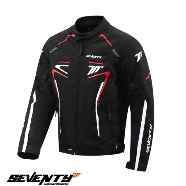 Geaca (jacheta) barbati Racing Seventy iarna model SD-JR65 Piston culoare: negru/rosu/alb [1]