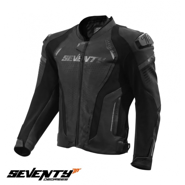Geaca (jacheta) motociclete barbati Racing Seventy all season/iarna model SD-JL24 Spoiler culoare: negru [1]