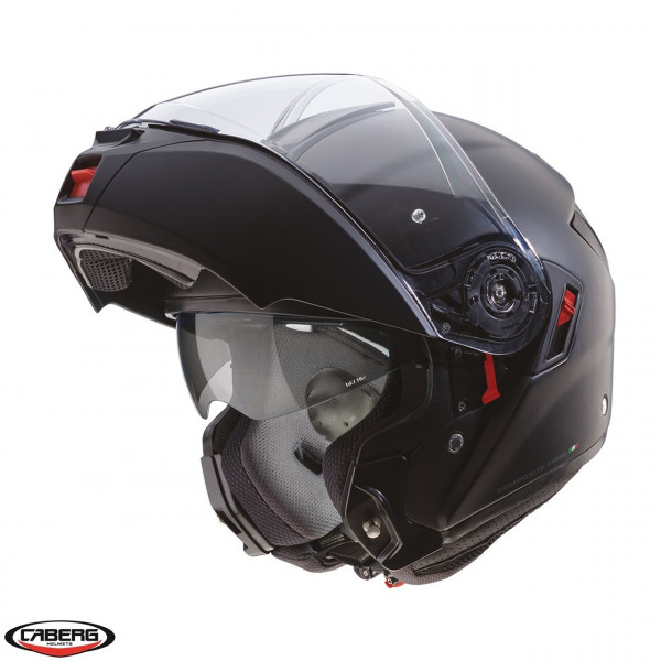 Casca modulabila (flip-up) Caberg model Levo X 17 negru mat Pinlock ready - lentila Pinlock inclusa (fibra de sticla) [1]