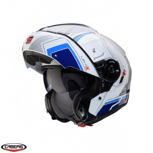 Casca modulabila (flip-up) Caberg model Levo X Elite O5 alb/albastru/rosu lucios Pinlock ready - lentila Pinlock inclusa (fibra de sticla) Casca modulabila (flip-up) Caberg model Levo X Elite O5 alb/albastru/rosu lucios Pinlock ready - lentila Pinlock inclusa (fibra de sticla)