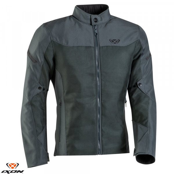 Geaca (jacheta) motociclete barbati Racing/Roadster Ixon vara model Fresh MS culoare: khaki - tip croi: Slim Fit [1]