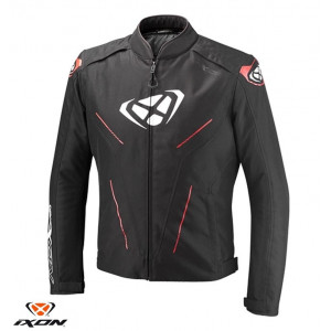 Geaca (jacheta) motociclete barbati Roadster Ixon All season model Prodigy WP MS culoare: negru/alb/rosu