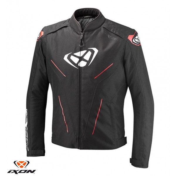 Geaca (jacheta) motociclete barbati Roadster Ixon All season model Prodigy WP MS culoare: negru/alb/rosu [1]