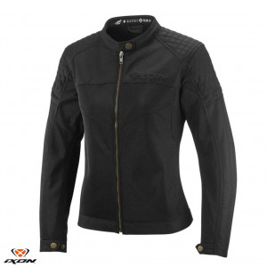 Geaca (jacheta) motociclete femei Urban/Heritage Ixon vara model Ozcan LS culoare: negru - tip croi: Fit
