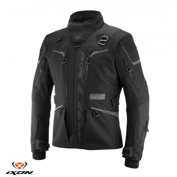 Geaca (jacheta) motociclete barbati Touring/Adventure Ixon All season/vara model Odin MS culoare: negru [1]