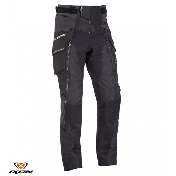 Pantaloni motociclete barbati Touring/Adventure Ixon All season model Ragnar MS culoare: negru/antracit [1]