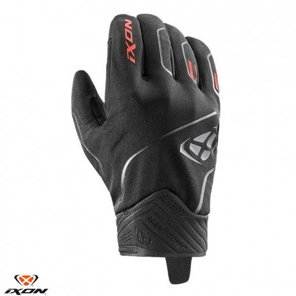 Manusi barbati Roadster iarna Ixon model Pro Hurricane 2 MS culoare: negru/rosu - degete tactile (waterproof) [1]