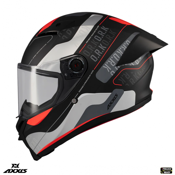 Casca integrala Axxis Fenix Ork B5 rosu mat - tip viziera: MT-V-31B [1]