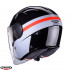 Casca open face (jet) Caberg model Soho SV Zephyr L7 negru/gri/rosu lucios [2]
