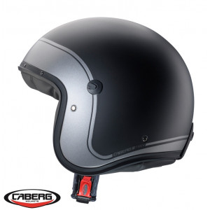 Casca open face (jet) Caberg model Freeride X Daytona O9 matt gun (titanium)/negru/alb mat (fibra de sticla) Casca open face (jet) Caberg model Freeride X Daytona O9 matt gun (titanium)/negru/alb mat (fibra de sticla)