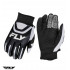 Manusi moto unisex cross-enduro Fly Racing model F-16 culoare: negru/alb [3]