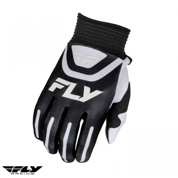 Manusi moto unisex cross-enduro Fly Racing model F-16 culoare: negru/alb [1]