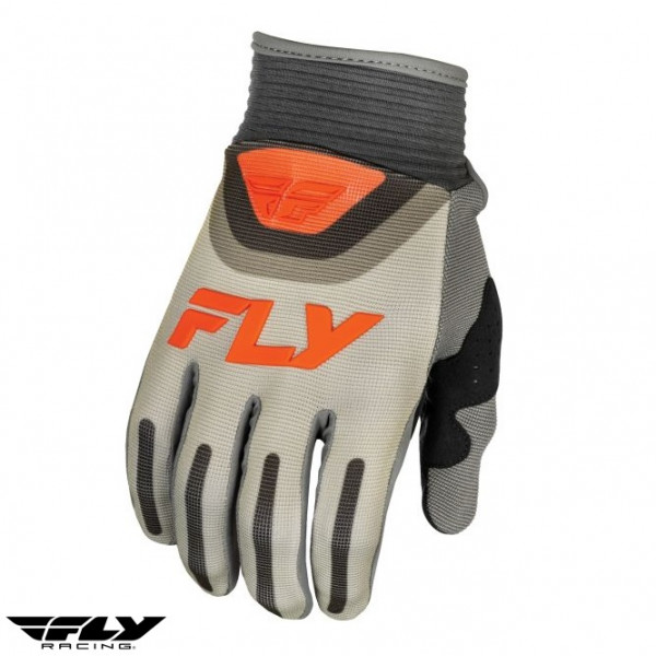 Manusi moto unisex cross-enduro Fly Racing model F-16 culoare: gri/portocaliu [1]