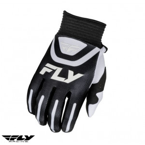 Manusi moto copii cross-enduro Fly Racing model F-16 culoare: negru/alb Manusi moto copii cross-enduro Fly Racing model F-16 culoare: negru/alb
