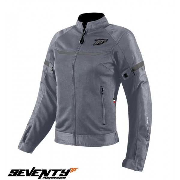 Geaca (jacheta) femei Racing vara Seventy model SD-JR30.2 Mojave culoare: gri ice [1]
