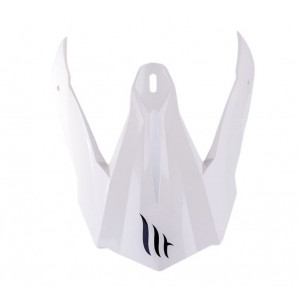 Cozoroc casca off road MT Falcon solid A0 alb lucios - culoare: alb lucios Cozoroc casca off road MT Falcon solid A0 alb lucios - culoare: alb lucios