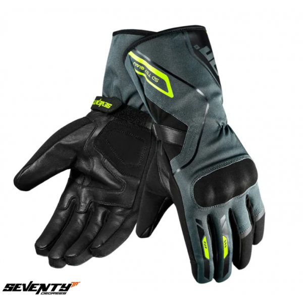 Manusi barbati Touring/Adventure iarna Seventy model:SD-T57 Giao-culoare:negru/gri/galben fluor [1]