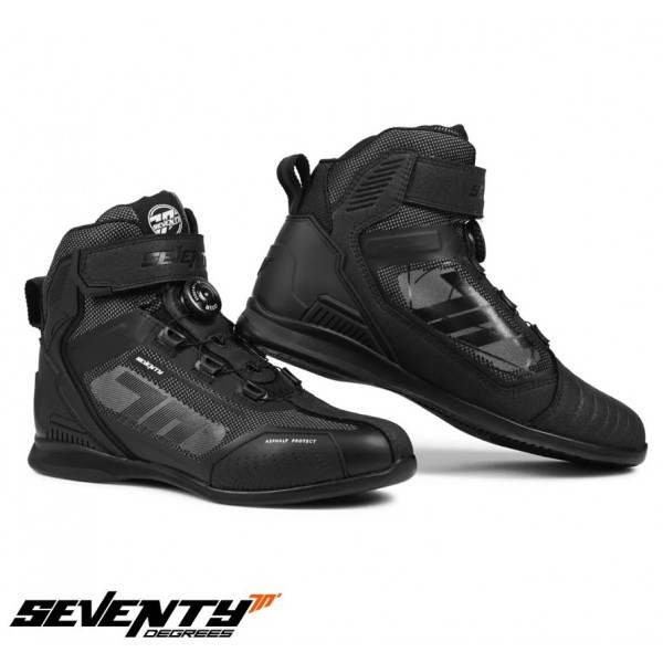 Ghete (cizme) moto Racing Unisex Seventy model SD-BR3 Veloce Pro culoare: negru [1]